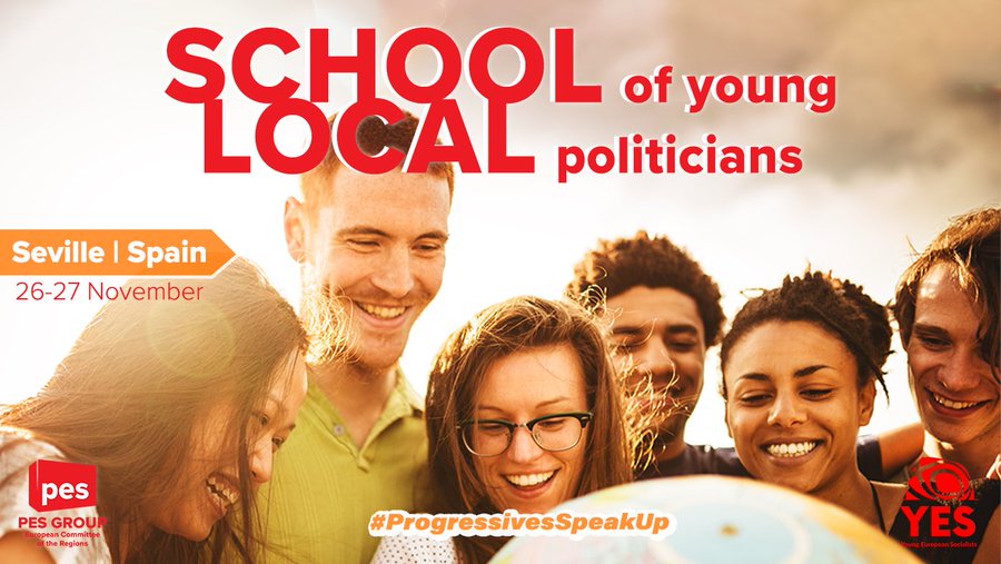 PES_CoR's tweet photo. The path towards a more sustainable 🇪🇺 is in the hands of our young leaders 🙌
 
On 26-27 November, join us and @YESocialist at our #ProgressivesSpeakUp School of young local politicians.
 
Together, let's make a progressive #EUGreenDeal happen! 🌍

👉https://t.co/hbiVLWGNJe https://t.co/khSSD902XJ