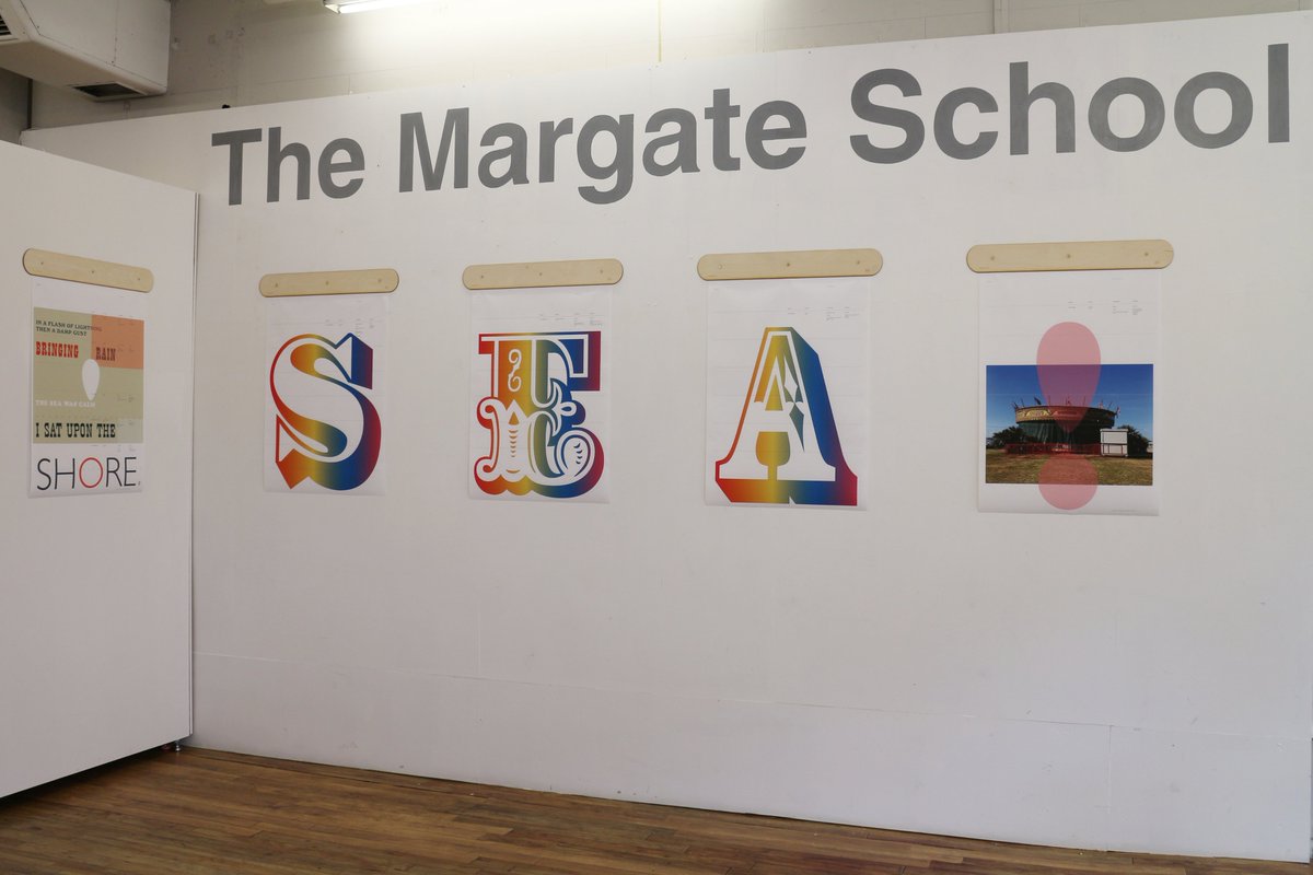 MargateSchool's tweet photo. Resorting to Type is still on show at TMS. The exhibition will end with a public lecture by Justin Burns on 7 October, 5-6pm.

#exhibition #margate #publiclecture #artschool #thanet https://t.co/VCVy9QV9UU