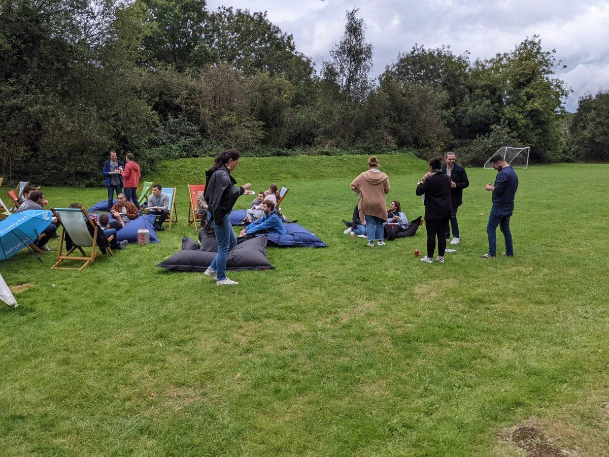 StarLeafCo's tweet photo. Yesterday lots of StarLeaf people were reunited at our London office for the first time since the beginning of the pandemic.
We celebrated with a BBQ outside!
Thank you to everyone who helped to organise this great event!
#StarLeaf #TheHumanConnection https://t.co/ptqHFhwwt3