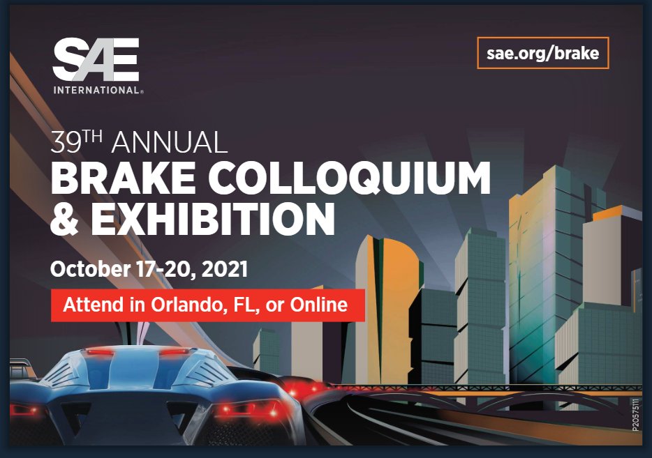 BrukerNano's tweet photo. Join us, in person or virtually, at this year's @SAEIntl Brake Colloquium and Exhibition on Oct 17-20. This event brings together the brightest minds in the industry to discuss the latest #BRAKE technology.
Register here: https://t.co/KH5k6Ht9tO
#SAEBrake https://t.co/BAcDDAYWPR