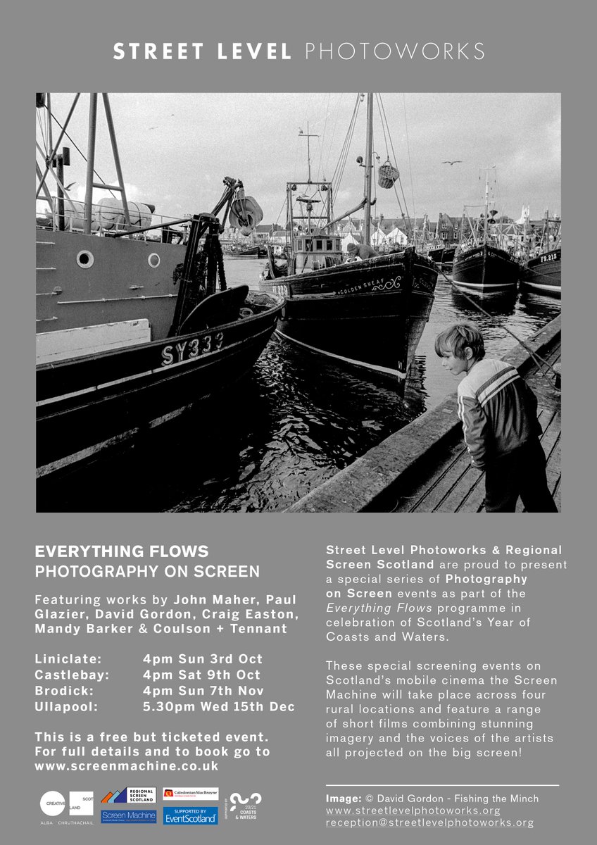 screen_machine's tweet photo. Everything Flows - coming to Screen Machine in:
Liniclate: 4pm on 03/10
Castlebay: 4pm on 09/10
Then Brodick on 07/11 and Ullapool on 15/12.
A free but ticketed event. Full details at https://t.co/zazISdBW9r
#YCW2021 #everythingflows21 @BarraIsland @StreetLevel_ https://t.co/JSTnfGTRcY