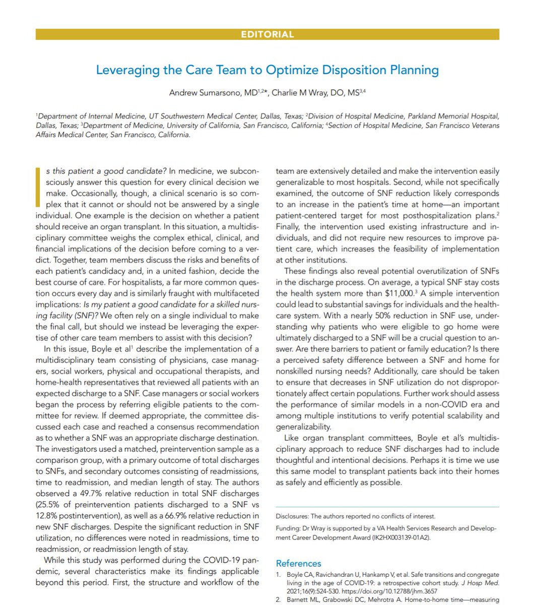 Journal of Hospital Medicine tweet media