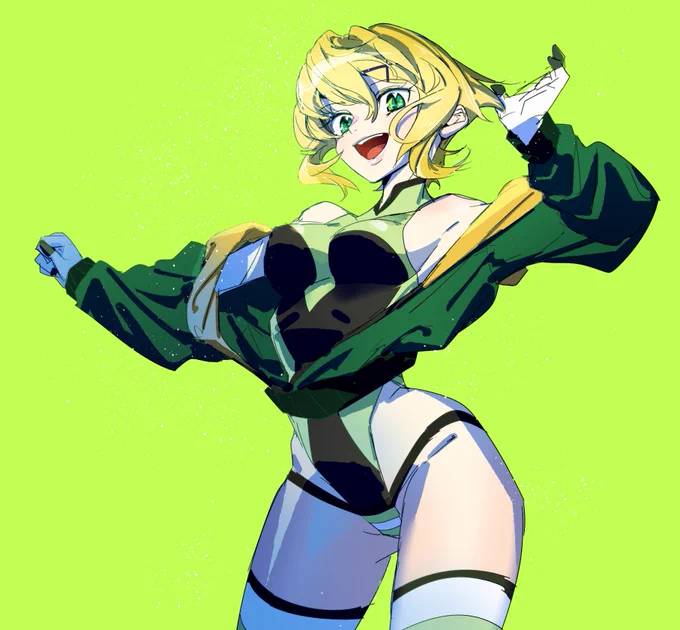 きりちゃんはやっぱミニジャケットにインナーよ 