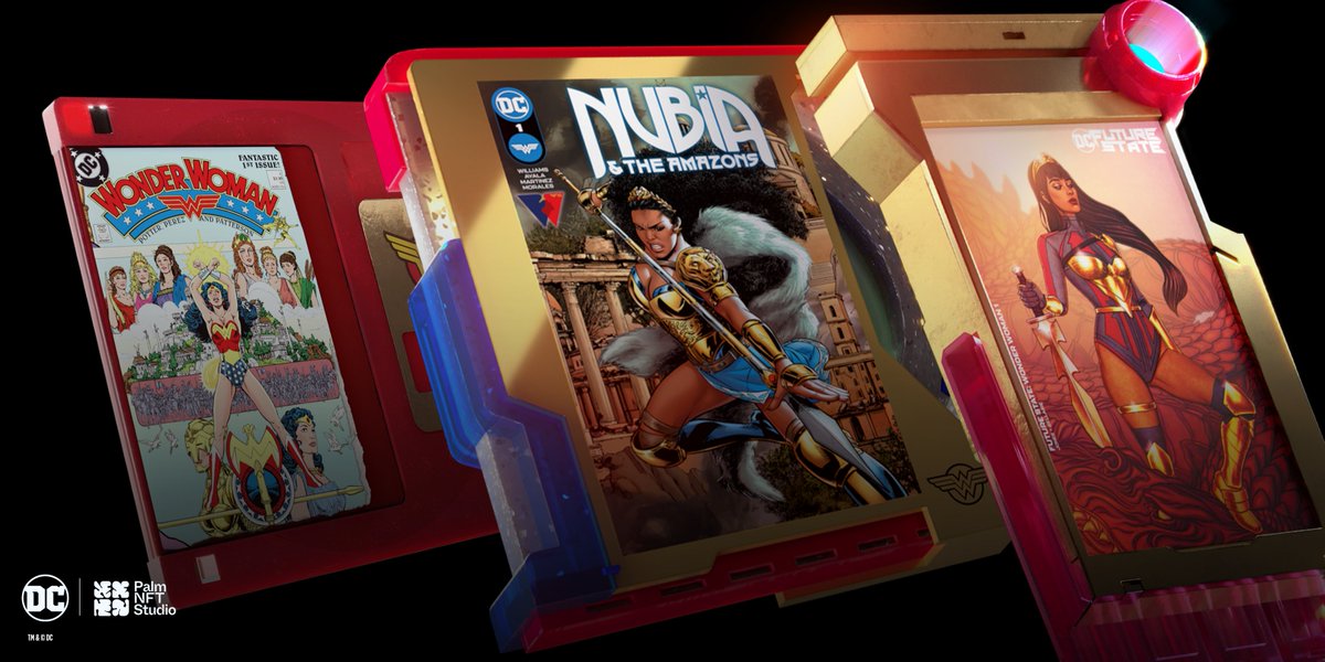 DCOfficial's tweet image. Epic digital collectibles await you! Learn more about DC's partnership with @PalmNft for #DCFanDome here: bit.ly/3zR1sti