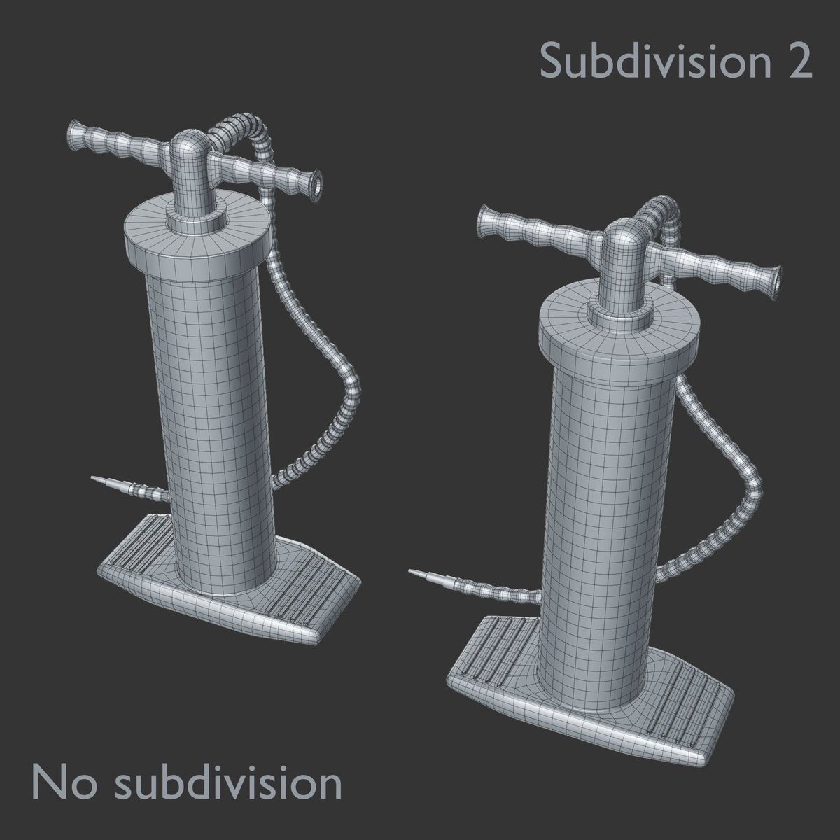 RalinaRose's tweet photo. pump #pump #3d #blender #eevee #modeling #3dgrid #hardsurface #highpoly #midlepoly #highpolymodeling #midlepolymodeling #3dblender #grid #3dmodeling #subsurface #subdivision #blendercommunity #3dmodel https://t.co/3c0Gy89BRt