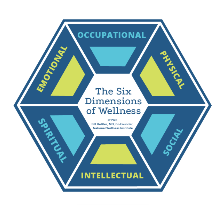 TheColumbusOrg's tweet photo. The National Wellness Institute @NatlWellnessInt  promotes 6 Dimensions of Wellness: emotional, occupational, physical, social, intellectual, and spiritual. Addressing all 6 in our lives builds a holistic sense of wellness and fulfillment.  #BeWellWednesday #wellness https://t.co/q5hbQ8zZRt