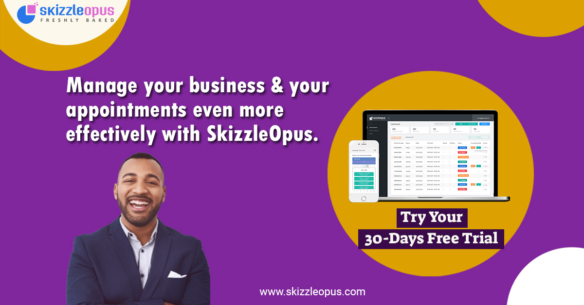 skizzleopus's tweet photo. Stay on top of your schedule and let #SkizzleOpus manage all your appointments and reminders. Try it free for 30-days to know how it is beneficial for your business. https://t.co/7nljzAlsF6

#scheduling #appointmentscheuling #appointmentbooking #saasapp https://t.co/GtOra0400d