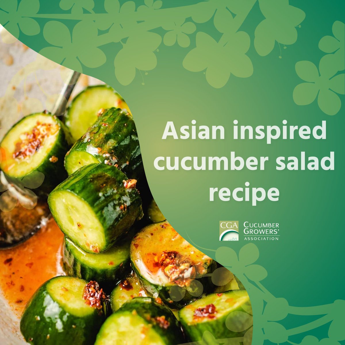 CGAUK2020's tweet photo. This crunchy refreshing Chinese style cucumber salad recipe is super simple! 
It's garlicky and tangy honey chilli vinaigrette makes it so addictive and goes well with everything!

Take a look at the recipe, here 👉 https://t.co/ZkdBYpWRs8 https://t.co/Q1dEUQ01mw