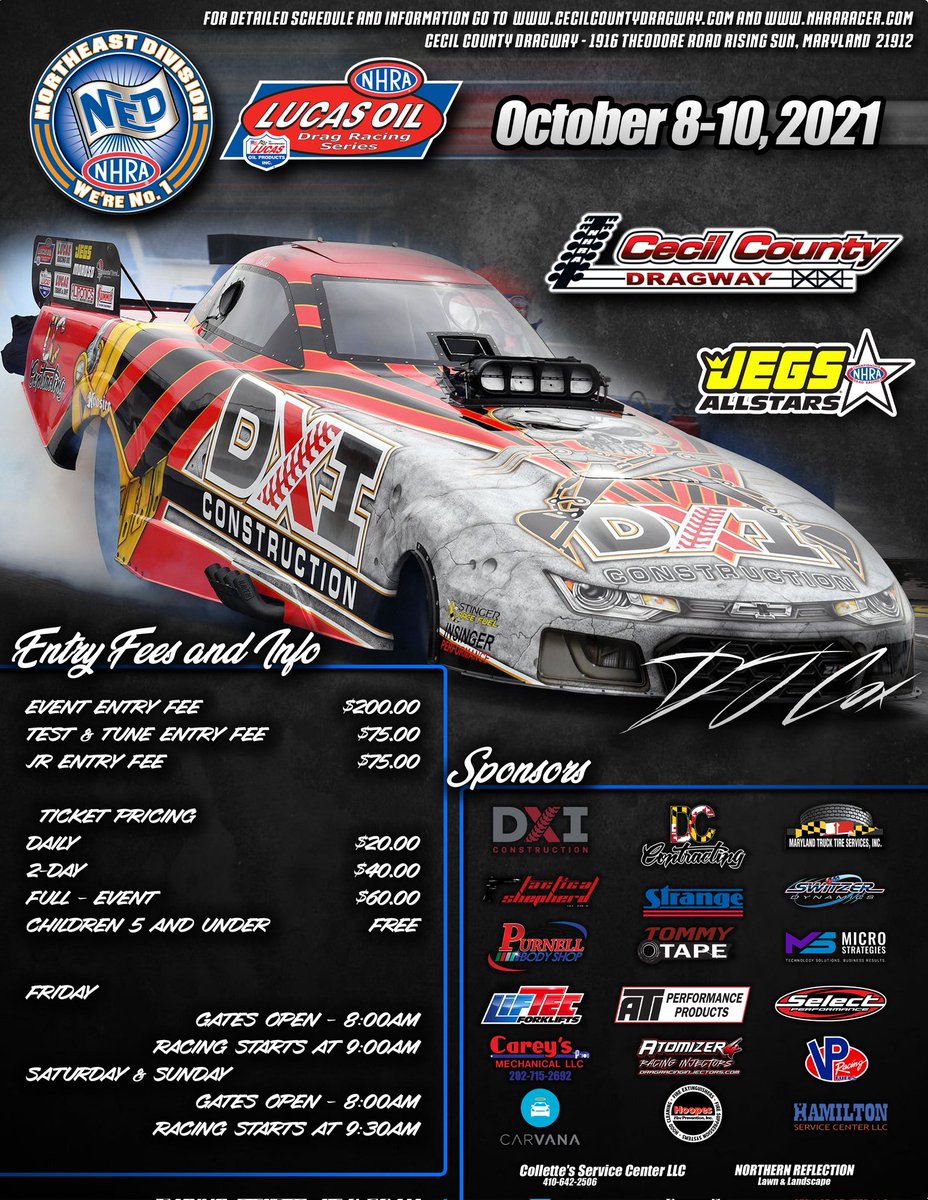 Cecil County Dragway 2022 Schedule Cecil County Dragway (@Cecilcountydrag) / Twitter
