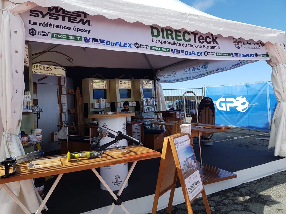 directeck's tweet photo. 2ème jour de salon du Grand Pavois. Nous sommes disponibles pour répondre à toutes vos questions ou pour vous conseiller sur des fabrications que vous souhaiteriez faire sur mesure, nous sommes toujours au stand R72 ! #grandpavois #larochelle #salon #bateau #bois #teck https://t.co/a4edxuLJ5a