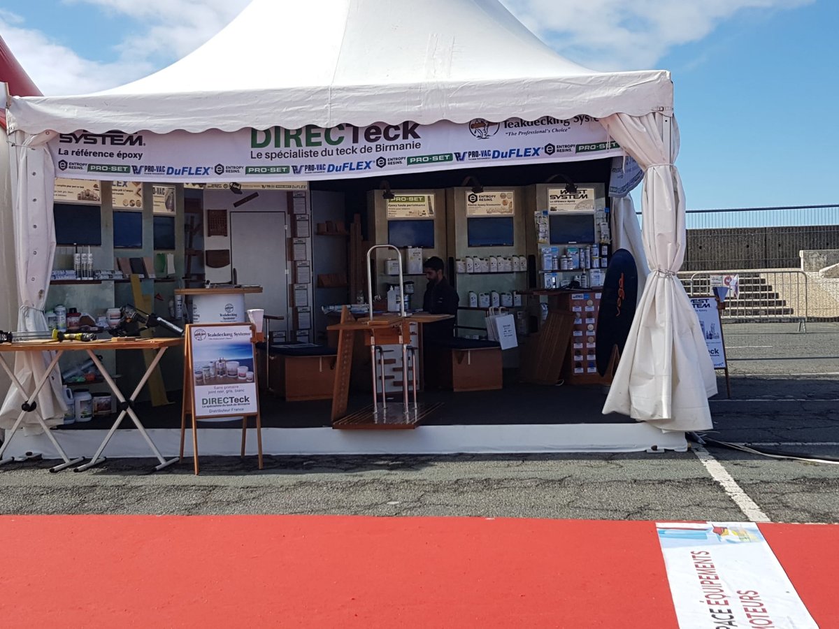 directeck's tweet photo. 2ème jour de salon du Grand Pavois. Nous sommes disponibles pour répondre à toutes vos questions ou pour vous conseiller sur des fabrications que vous souhaiteriez faire sur mesure, nous sommes toujours au stand R72 ! #grandpavois #larochelle #salon #bateau #bois #teck https://t.co/a4edxuLJ5a