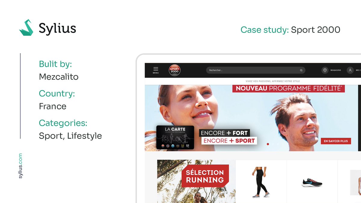 🏀  <a href="/SPORT2000France/">SPORT 2000 France</a> is a sports equipment retailer present in over 20 countries, with sales surpassing €4 billion. 

🤝 Our partner <a href="/Mezcalito_Scop/">Mezcalito</a> has recently launched their new #ecommerce #marketplace on #Sylius.

👉 Read the case study to learn more! bit.ly/cs-Sport-2k