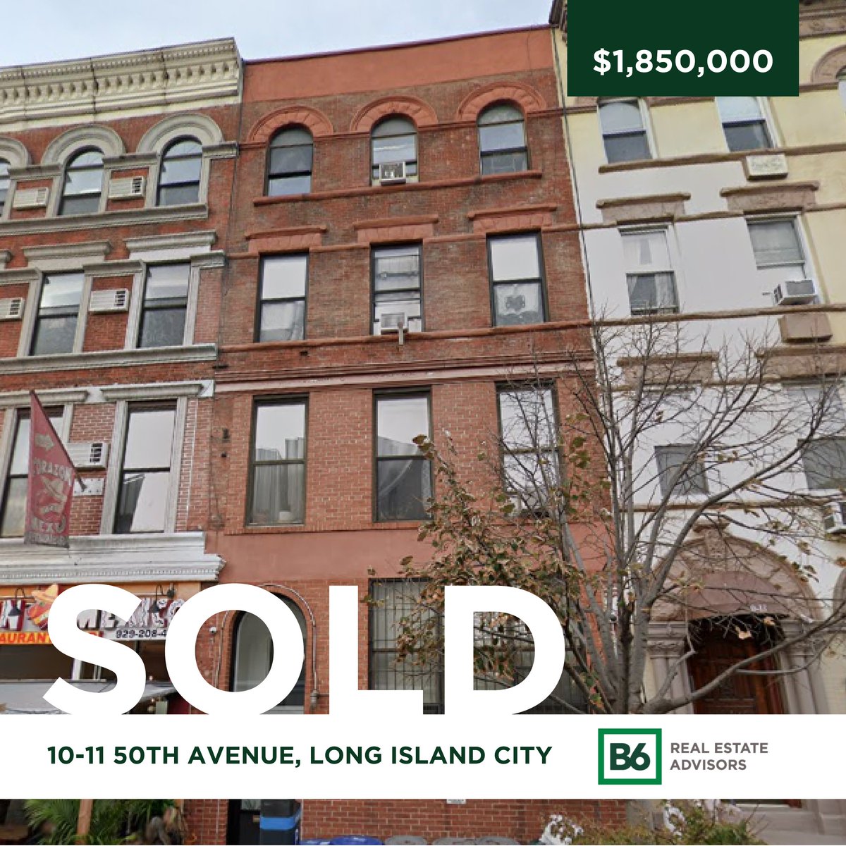 teamdonovan_nyc's tweet photo. #Sold: 8-unit walk-up building in Long Island City, Queens, at the full asking price of $1.85 million, which equates to $335/SF and a projected 4.7% cap rate.

Contact us for more info or if you're in the market to buy or sell similar properties. https://t.co/mW4PAso0BY