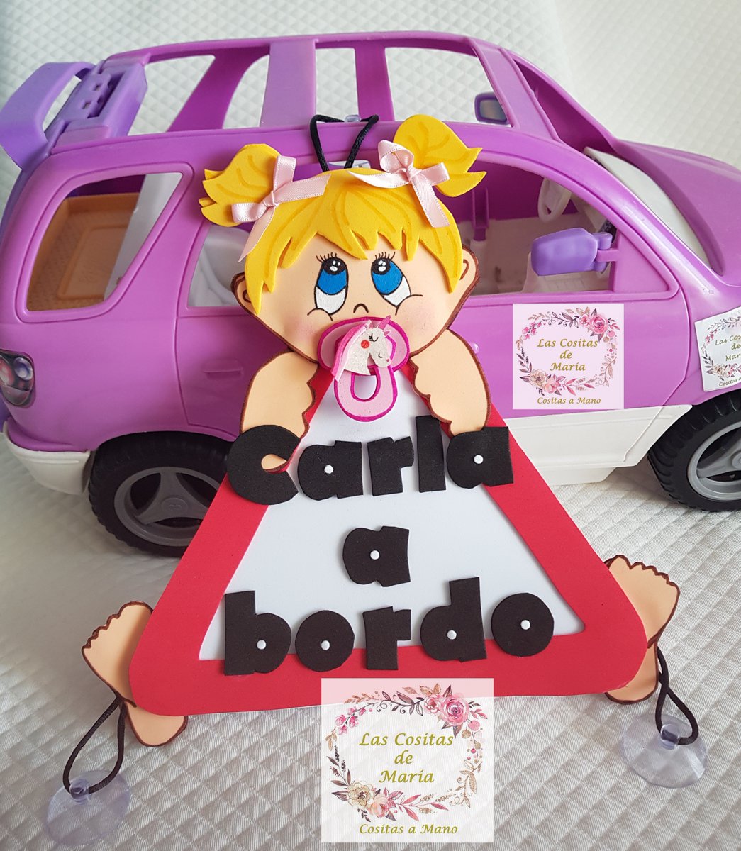 cositasmaria's tweet photo. Bebé a bordo
Triángulo bebé a bordo hecho a mano con Goma Eva
🚼🍼🚘🚗🛑🔺🚼
#bebe #bebeabordo
#handmade #hechoamano
#regalooriginal #regalopersonalizado #gomaeva
#fofucha #fofuchabebe #coche #niña #niño
#cositasmaria https://t.co/5qZPQt2gnn