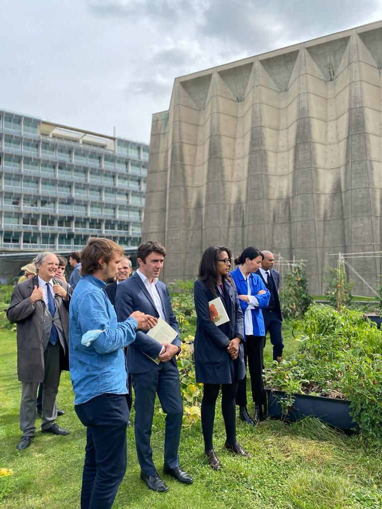 Noocity est heureux d'avoir inauguré hier son potager de l'<a href="/UNESCO/">UNESCO 🏛️ #Education #Sciences #Culture 🇺🇳</a> sous la présidence d' <a href="/AAzoulay/">Audrey Azoulay</a> et avec le soutien d' <a href="/AudreyPulvar/">Audrey PULVAR</a> des #Parisculteurs. Une deuxième saison qui s'achève bientôt.