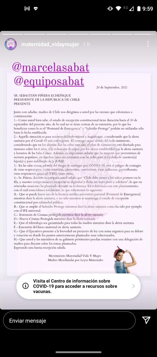 karolag4's tweet photo. @sebastianpinera 🙏🙏🙏🙏🙏#postnataldeemergencia https://t.co/zAAP3bHjIs