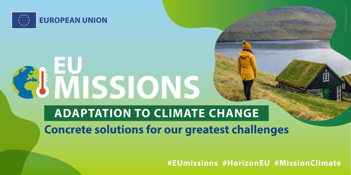 #HorizonEU #MissionClimate will help 🌍 become climate resilient by 2030. It will support at least 150 🇪🇺 regions in preparing to deal with extreme weather such as floods & 🔥, and share solutions to prevent loss of lives and livelihoods. ec.europa.eu/info/files/eu-… #EUmissions