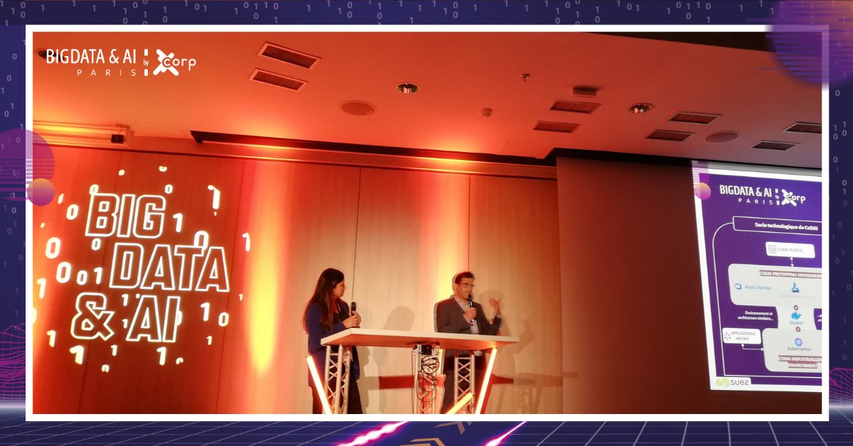 "Le sujet de la confiance est clef lorsque l'on met en place une plate-forme d'#IA. Le sujet d'acculturation est crucial aussi", <a href="/microsoftfrance/">Microsoft France</a>, @suezFR actuellement sur la scène de #BDAIP21, salle Ternes.