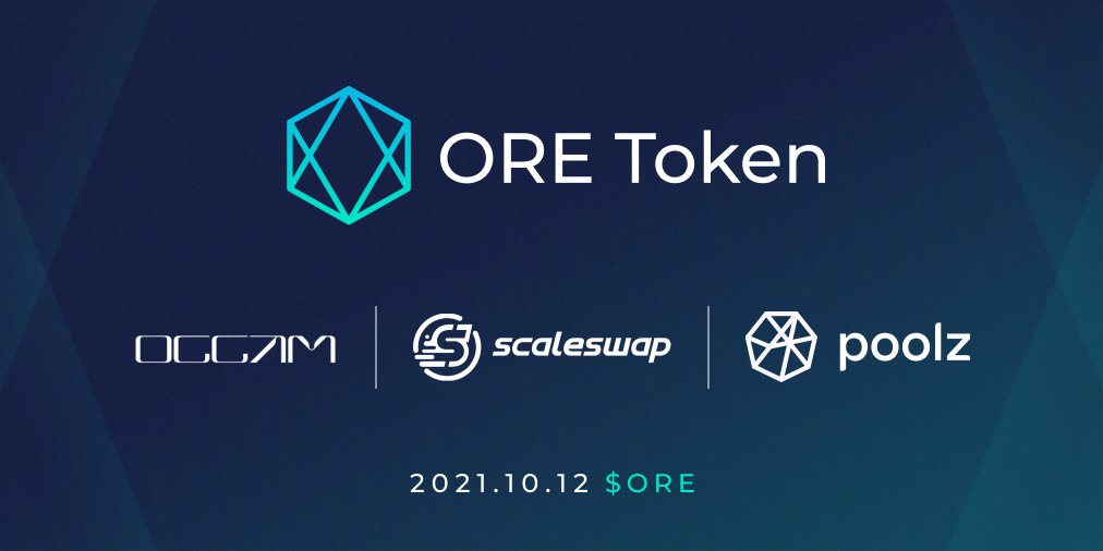 oreprotocol's tweet image. Hello ORE community! We're thrilled to FINALLY announce that the $ORE Token IDO will be held Tuesday, October 12!

As part of our cross-chain strategy, we're partnering with @OccamFi, @Poolz__  and @Scaleswapio to host the #OREIDO. 

Learn more. bit.ly/2Ya5XCD