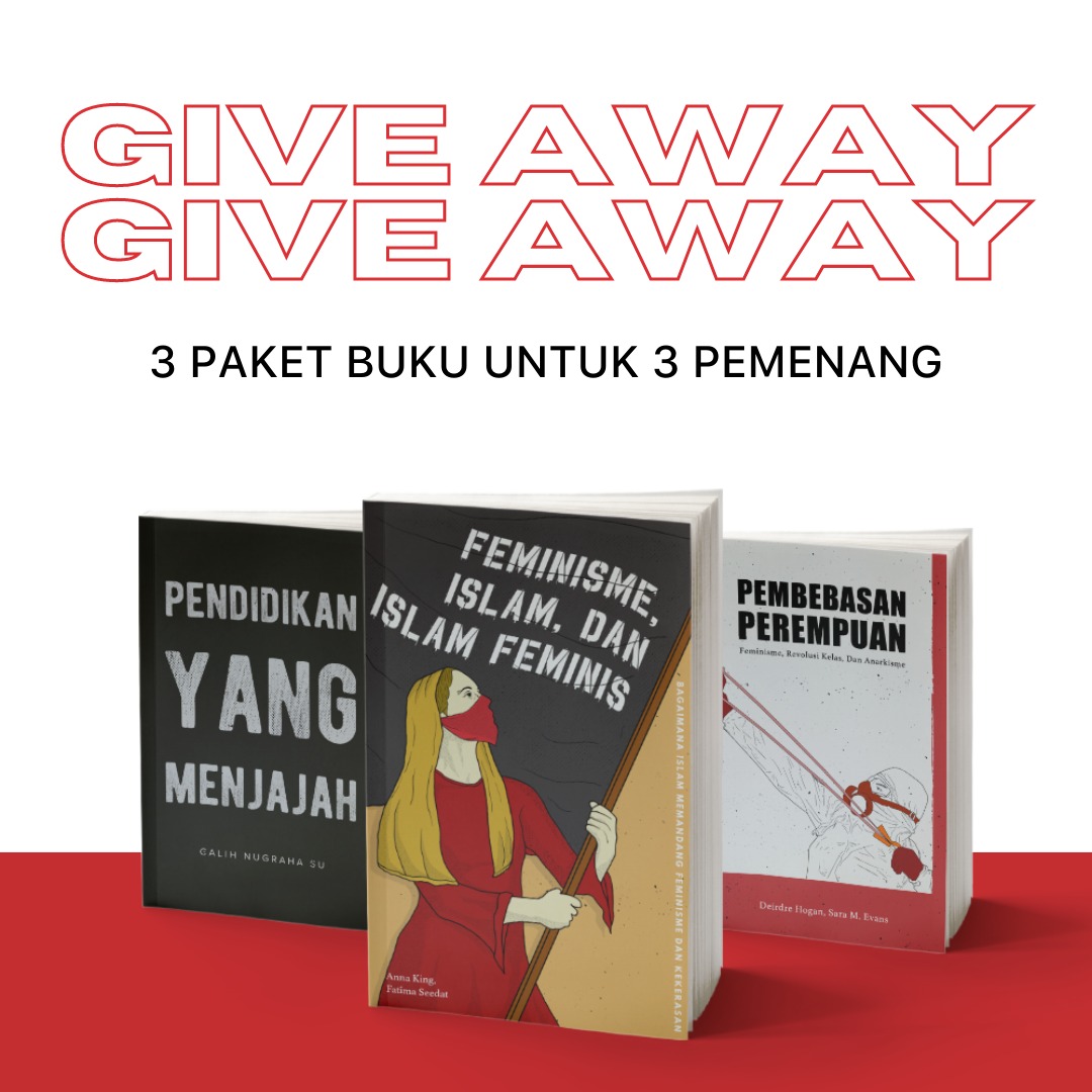Yeeeey akhirnya Give Away datang lagi untuk kawan semuaa~

Begini caranya
1. Follow <a href="/BerdikariBook/">BBC l Berdikari Book Club</a> &amp; <a href="/pustaka_osiris/">Pustaka Osiris | Sudah divaksin⛑</a>; 
2. Retwit atau like
3. Ajak temenmu ikutan give away di replay

Pemenang ntar diumumin pukul 21.00 tgl 30 September 2021. Sikaaaats