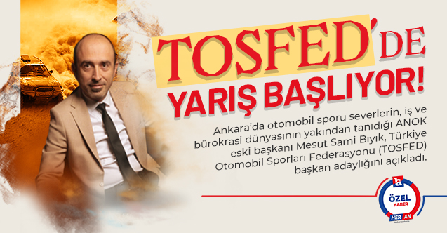 🚗TOSFED'DE YARIŞ BAŞLIYOR! 

Ankara’da otomobil sporu severlerin, iş ve bürokrasi dünyasının yakından tanıdığı ANOK eski başkanı Mesut Sami Bıyık, Türkiye Otomobil Sporları Federasyonu (TOSFED) başkan adaylığını açıkladı. 👇
haberankara.com/ozel-haber/tos…