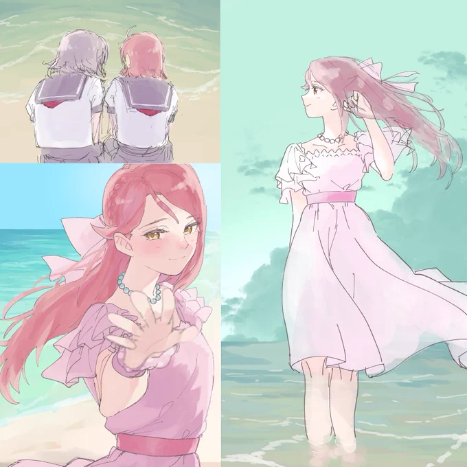 今月もがんばりました💮 #今月描いた絵を晒そう 