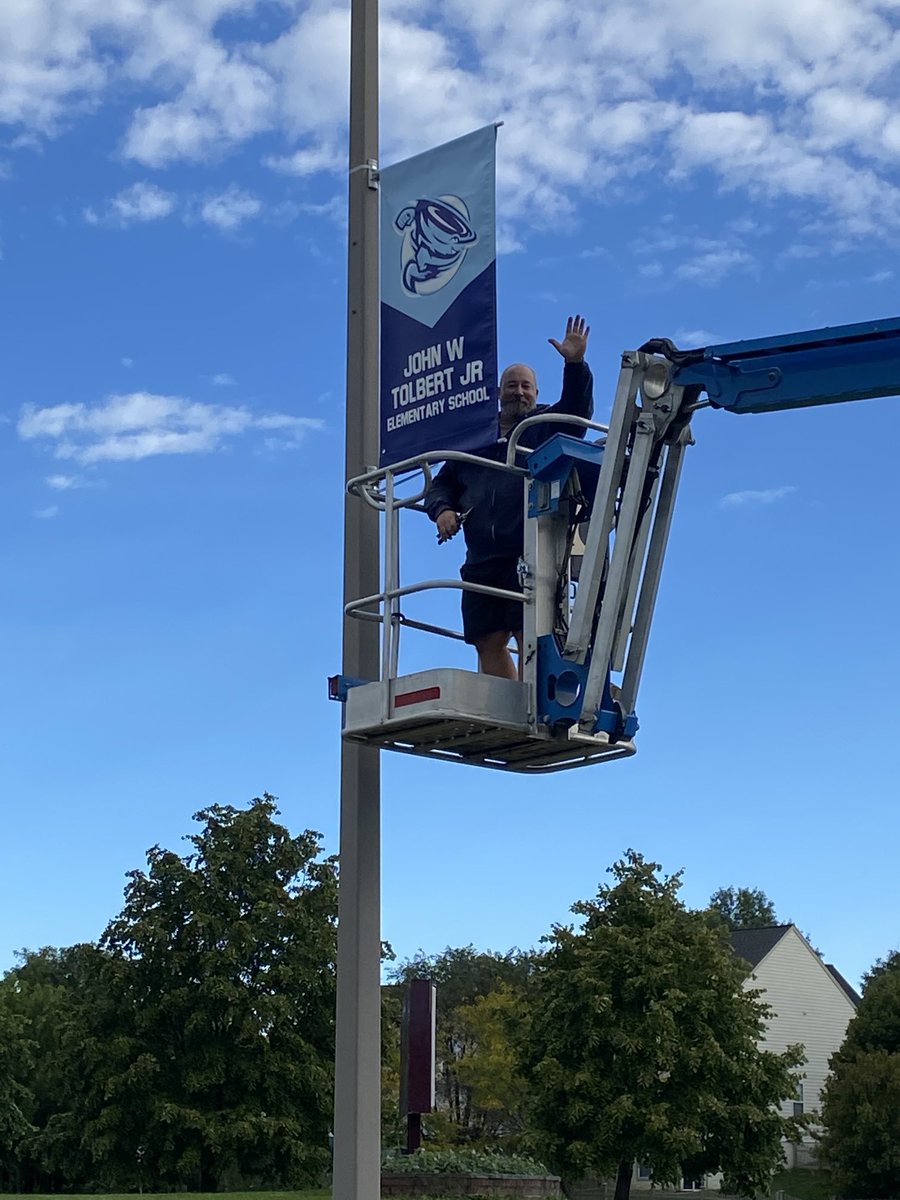 Dana Bober (@danabober) on Twitter photo We are so excited to celebrate 20 years of excellence <a href="/Tolbert_ES/">Tolbert Elementary</a> Thank you to the Facilities Team for getting our new banners up! We are proud of our school! #TolbertBetterTogether We are so excited to celebrate 20 years of excellence <a href="/Tolbert_ES/">Tolbert Elementary</a> Thank you to the Facilities Team for getting our new banners up! We are proud of our school! #TolbertBetterTogether