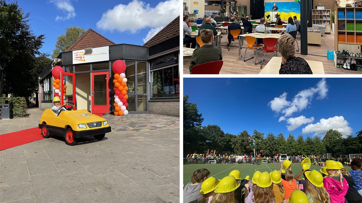 Gisteren was de opening van het vernieuwde en uitgebreide schoolgebouw van CBS <a href="/DeBorgHaren/">Cbs de Borg Haren</a>! In het afgelopen jaar hebben mijn collega's deze school uitgebreid naar een ontwerp van <a href="/WTArchitecten/">WTArchitecten</a>. Lees er meer over 👉 sowo.kr/oCThPdI8