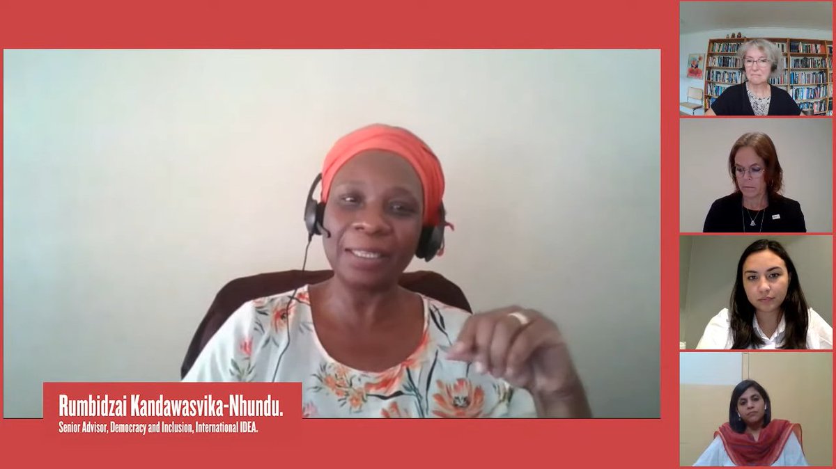 iKNOW_Politics's tweet photo. #Patriarchy is a non-monetary resource and privilege for men, argues @Int_IDEA's Rumbidzai Kandawasvika-Nhundu. It's all about redistribution of power, which is met with resistance by those who have power to share and give - men, she says.
#ElectedToLead #womeninpolitics https://t.co/hkCM7mG9Mz