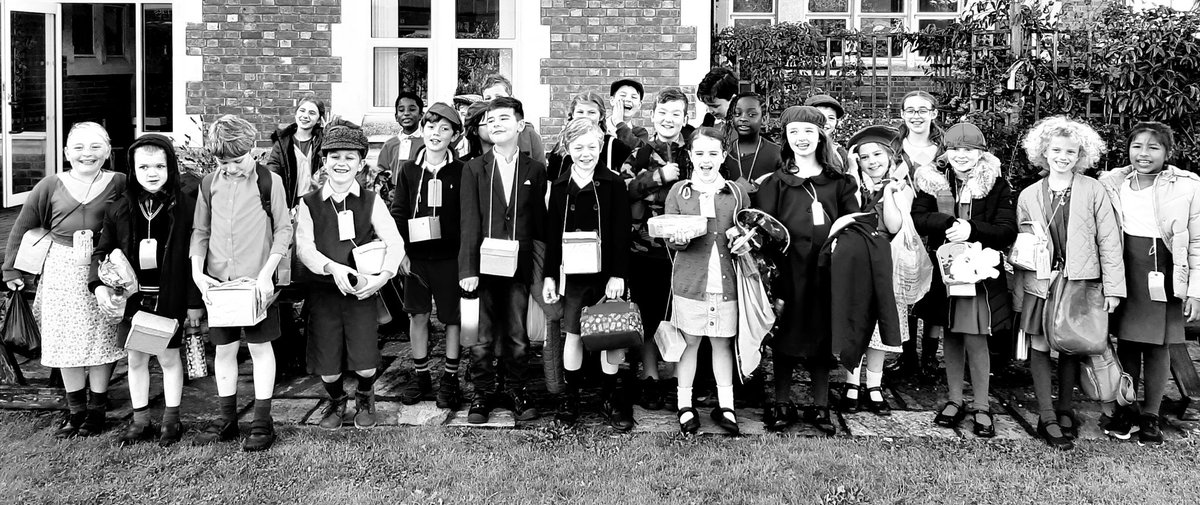 Our Year 4 evacuees are very excited!