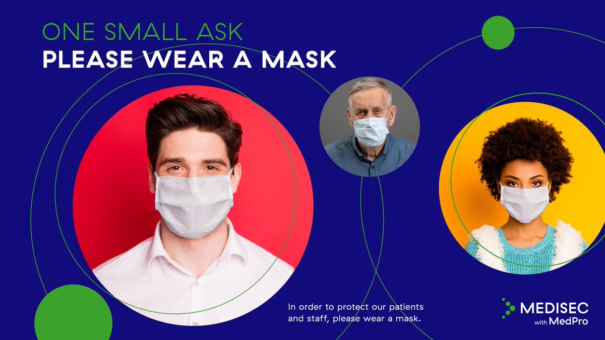 MedisecIreland's tweet photo. GPs and practice staff - DM us so we can email you digital copies of our "Wear a Mask" posters for your audio-visual displays or for you to print out at your surgery.
#welookafteryou
#Medisec https://t.co/zYP2TVBcsS