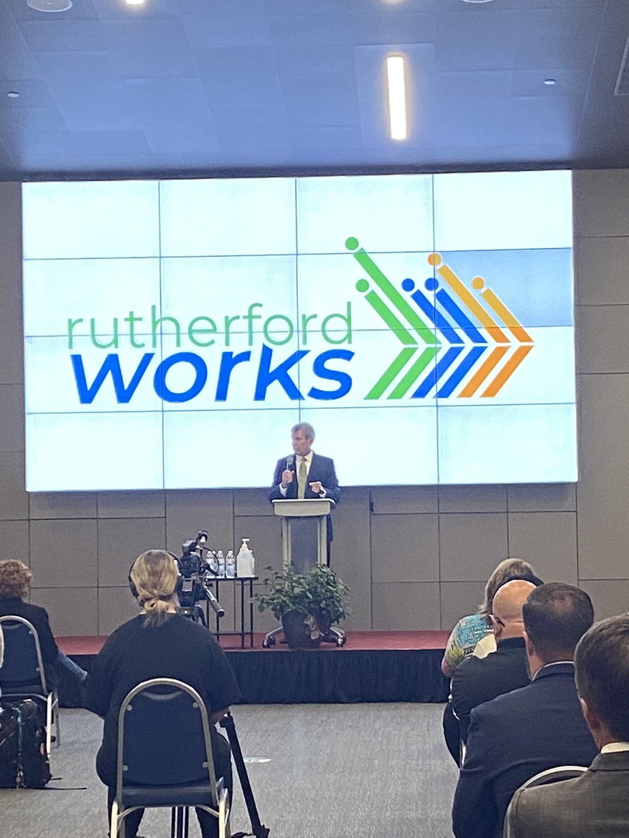 RuCoCTE's tweet photo. So happy to work with @RuthWorksTN and the @rucochamber to support the We Grow Talent initiative. @GovBillLee kicks off the Summit! @tcatmboro Thanks to all our Industry Partners today!! https://t.co/IUoo3Jery7