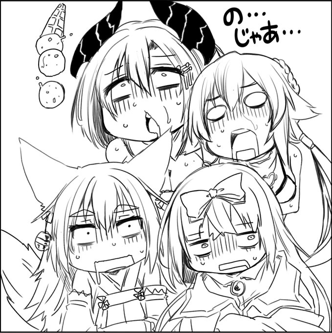 #ブレイヴガール 描いたファンアートの中でお気に入りの4枚も貼っておこう 