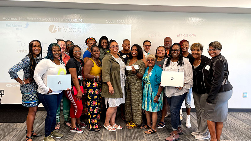 DynamicTech_Sol's tweet image. Partnering with @Michigan Women Forward, Dynamic will donate at least 75 HP ProBook laptop computers to support women entrepreneurs gain access to online and software functions necessary for their businesses.
 
#michiganwomenforward #womenleadership  #womenleaders #diversity
