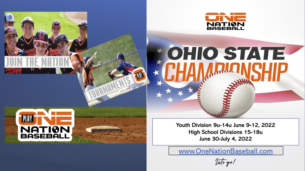 Ohio State Championships now set! Youth Division and High School Division will be in NEO, great venues and turf fields ⁦<a href="/TheCanesBB/">Canes Baseball</a>⁩ ⁦<a href="/PremierOhBase/">Premier Ohio Baseball</a>⁩ ⁦<a href="/brownleelookout/">Brownlee Lookouts</a>⁩ ⁦@COYBL2021⁩ ⁦<a href="/oplbaseball/">Ohioprospectsleague</a>⁩ ⁦<a href="/Mashbaseballs/">All American Mash Factory</a>⁩ ⁦@FORCEBASEBALL1⁩