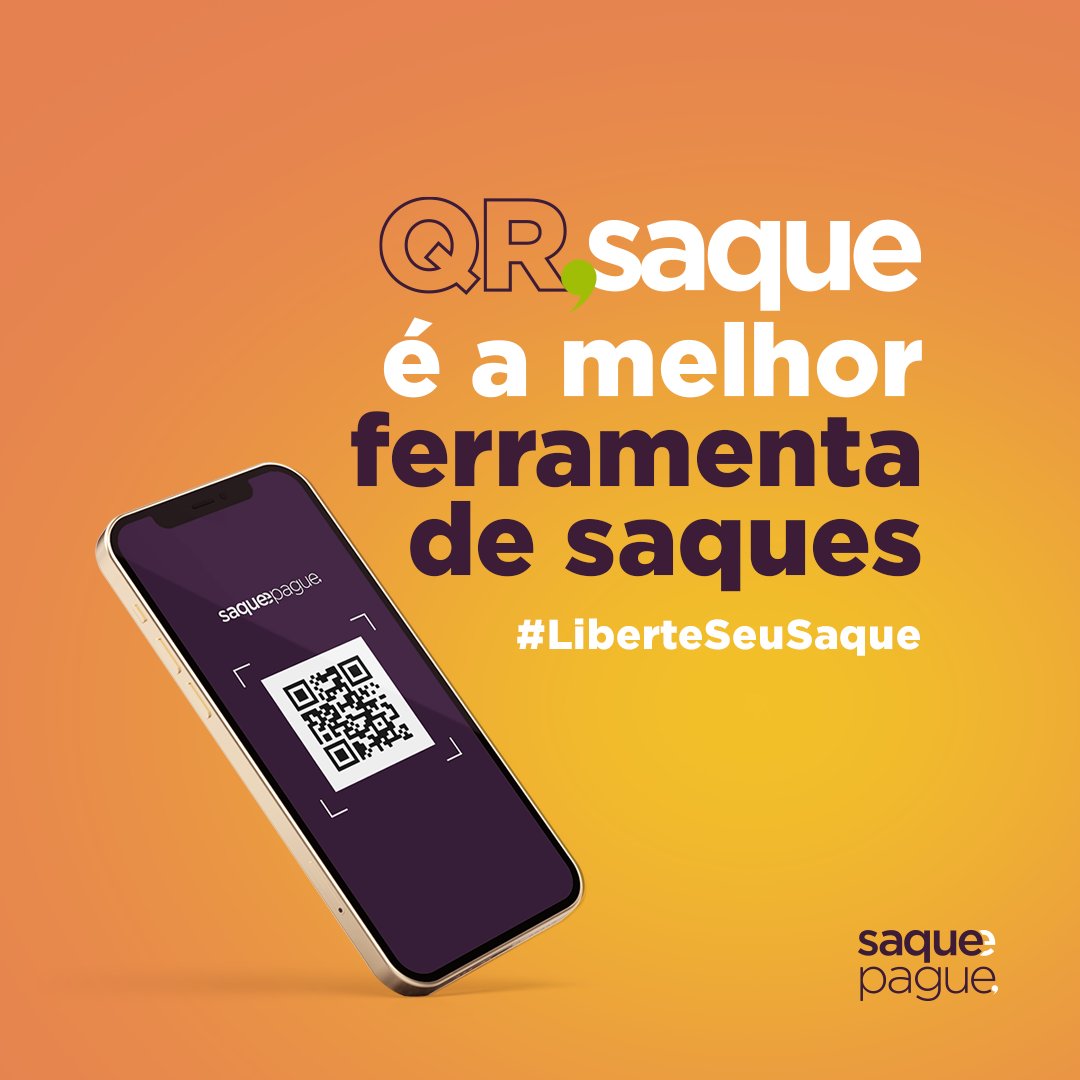 saquepague's tweet photo. O QR Saque é a melhor ferramenta de saques. Sabe por quê?
É saque de graça, de qualquer banco e sem cartão. 

Acesse o nosso site e encontre o caixa eletrônico mais próximo.

https://t.co/CV42Rx5NT2 
.
.
#QRSaque #saqueepague #LiberteSeuSaque https://t.co/YraDjS1uFE