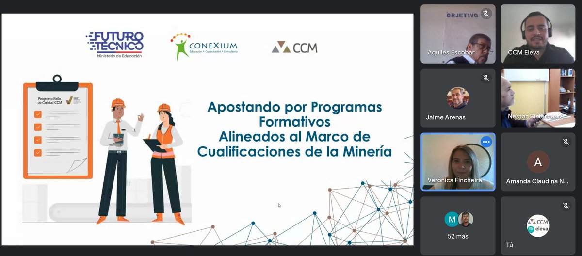 CCMineras's tweet photo. Este martes iniciamos los talleres previos del Programa de Apoyo y Cofinanciamiento para el #SelloCCM, instancia en la cual participaron 22 distintos liceos TP de la macrozona norte. ¡Gracias por acompañarnos! @MacroZonaNorte @ConexiumCL https://t.co/tUaiDgXF1i