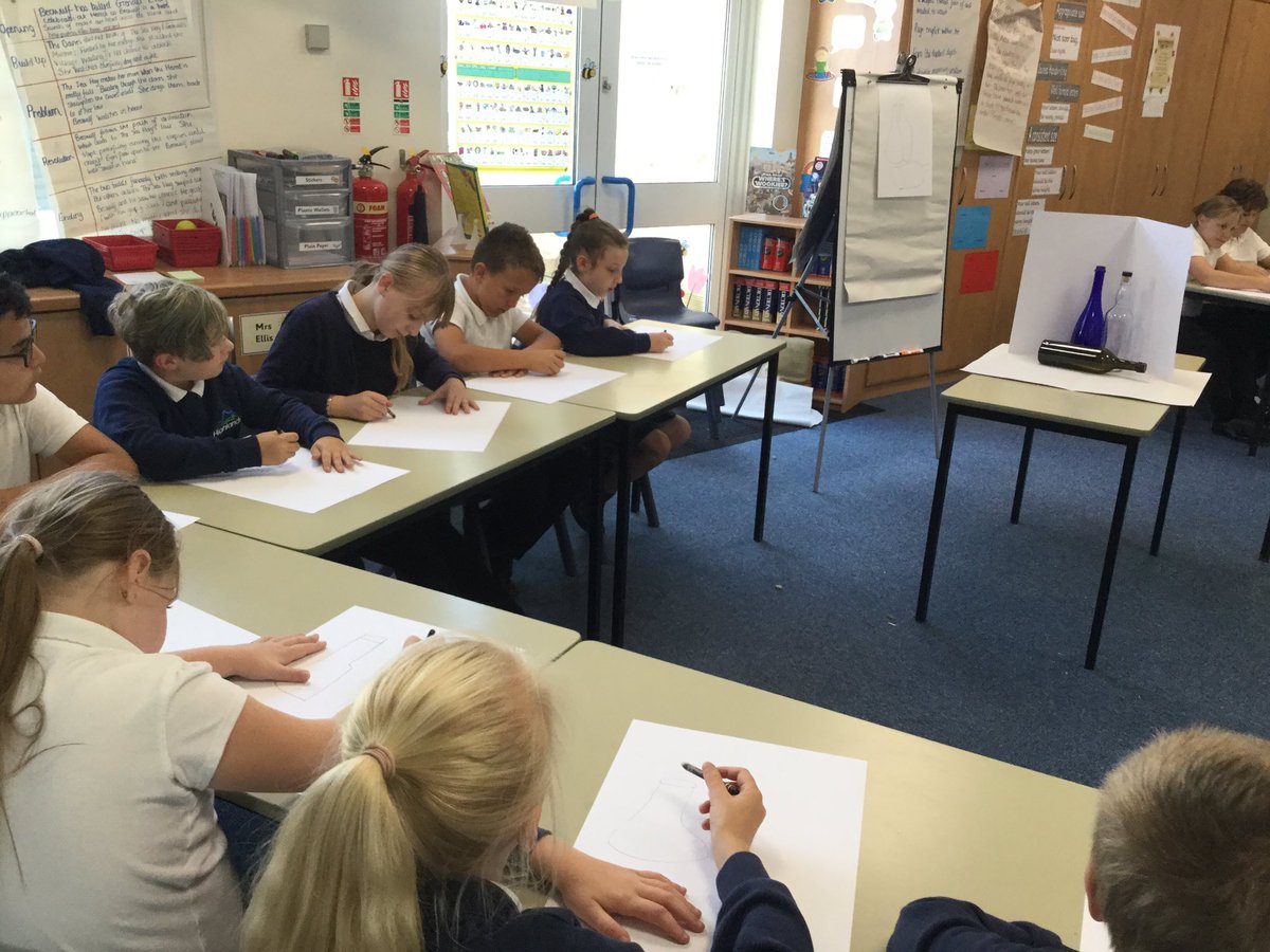 Ellishighlands's tweet photo. This afternoon we were artists! Our concentration was amazing and practiced using words like foreground, background, perspective and tone @HumberEdTrust @HighlandsPS https://t.co/nCEpB2SwTa