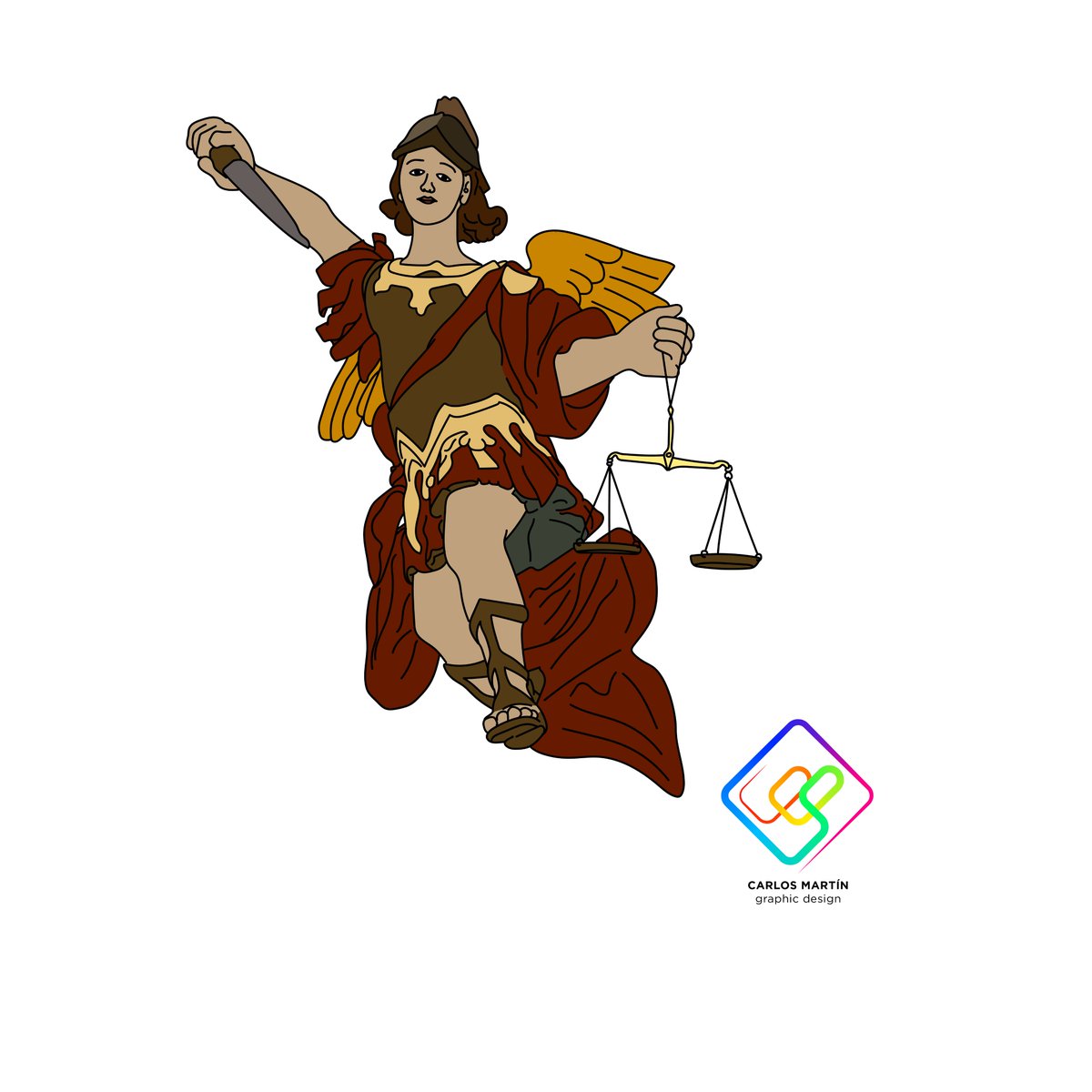 Vectorización | San Miguel

Imagen vectorizada con tableta gráfica wacom​

Vectorización de la talla de San Miguel Arcángel del siglo 18, que se encuentra en la Iglesia de Santa María del Castillo de Castronuño.