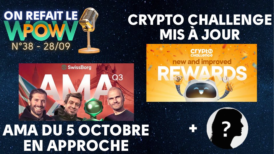 SwissBorgMania's tweet photo. Ce soir 17h30, en #Direct on reviendra sur l'actualité brulante 🔥 de #SwissBorg 💚
On reviendra sur la #SwissBorgAMA du 5 Octobre, la mise à jour du jeu de la #CChallengeSBorg et on accueillera une invitée mystère ❓

https://t.co/RTNaJx3WVv https://t.co/jGZKDo3TCM