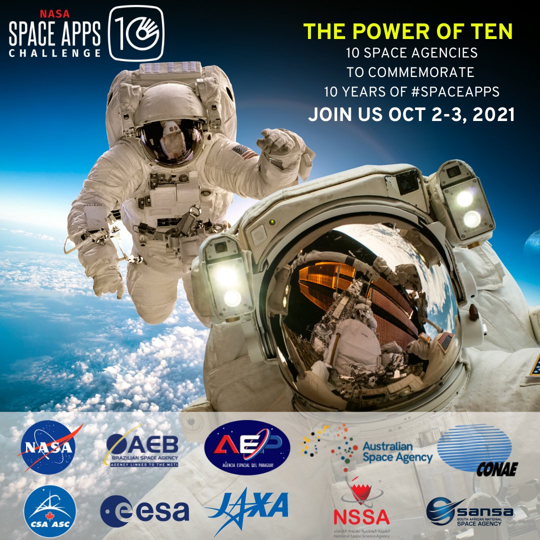 🚀 T-2 Days to us Kicking Off this year's NASA Space Apps Challenge London (along with other UK chapters)

Join us this Friday, Oct 1, 7pm BST for the kickoff!  Not too late to register here 2021.spaceappschallenge.org/locations/lond…