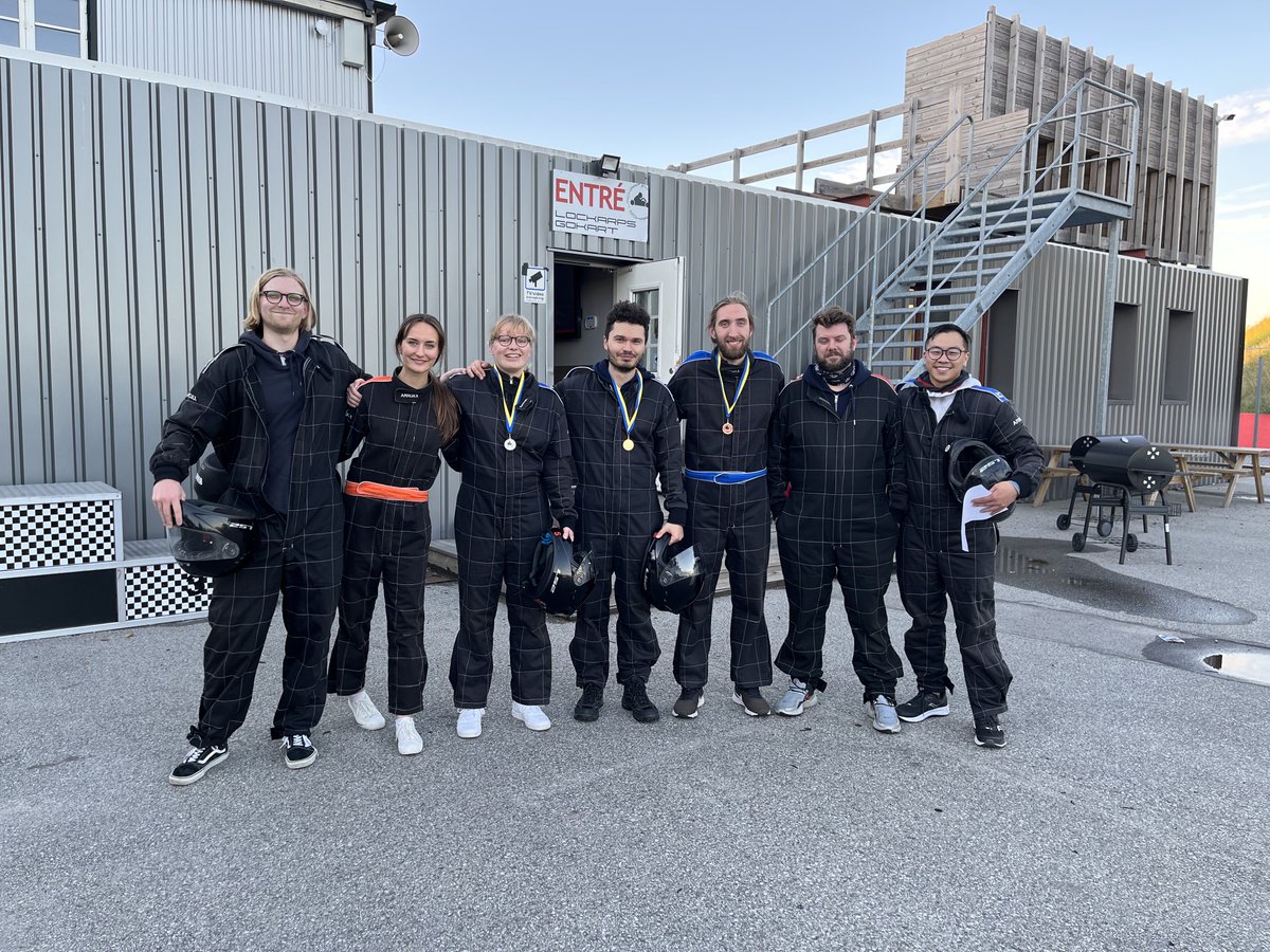 Kicking off the fall season with some friendly competition at the tracks! Go team🏁🔥 #gokarting