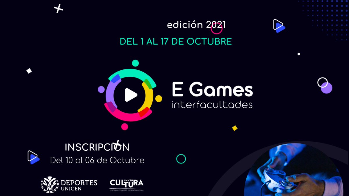 DepUnicen's tweet photo. Ultima semana de Inscripción a los Egames y Culturales 2021. #unicen #tandil #Azul #olavarria #quequen https://t.co/meVgrBruZi