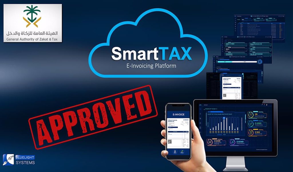 Bluelight_Sys's tweet photo. Bluelight listed as qualified E-Invoicing Solution Provider and Solution Enabler by ZATCA https://t.co/IubYB82TKu https://t.co/bdSiwkmM68
