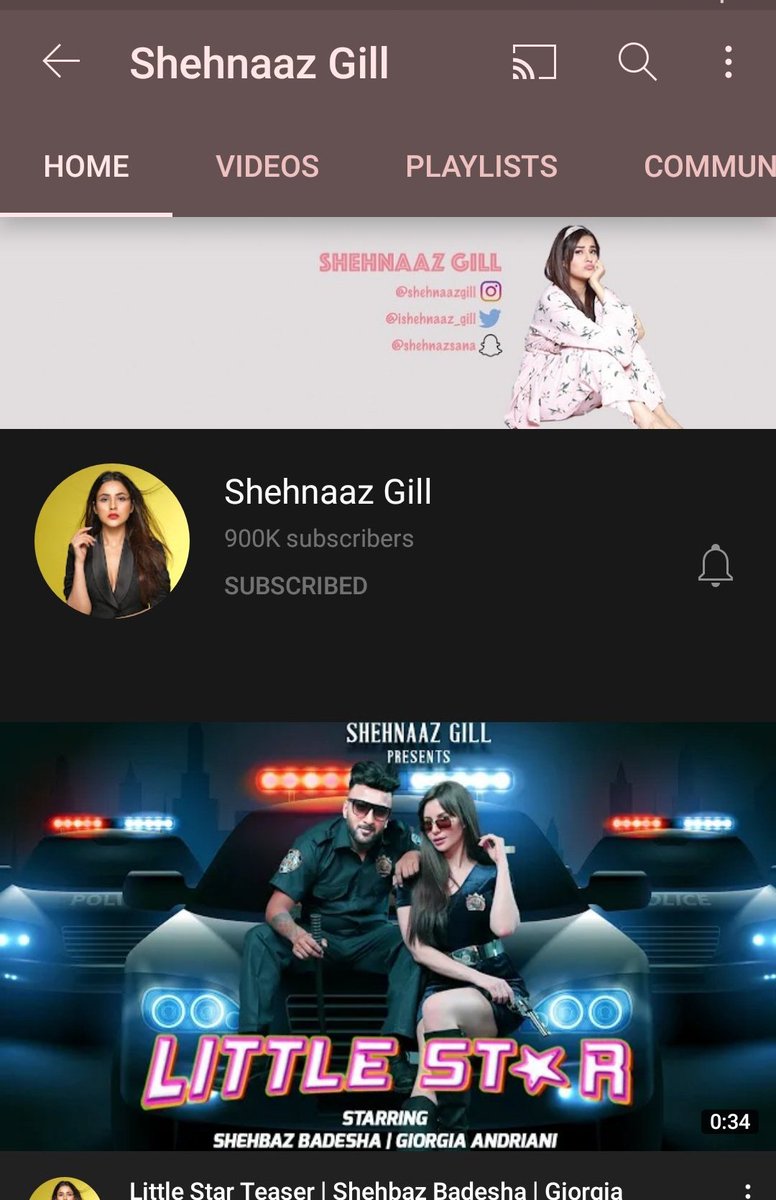 OfficialPakFc's tweet photo. One More Proud Moment For Us
Our @ishehnaaz_gill COMPLETE 900K YouTube Subscribers ❤️
Many Many More Come 👑
You Deserve WHOLE World Success happiness STAY blessed Always ❤️
#ShehnaazGill #HonslaRakh https://t.co/LyITnKYOec