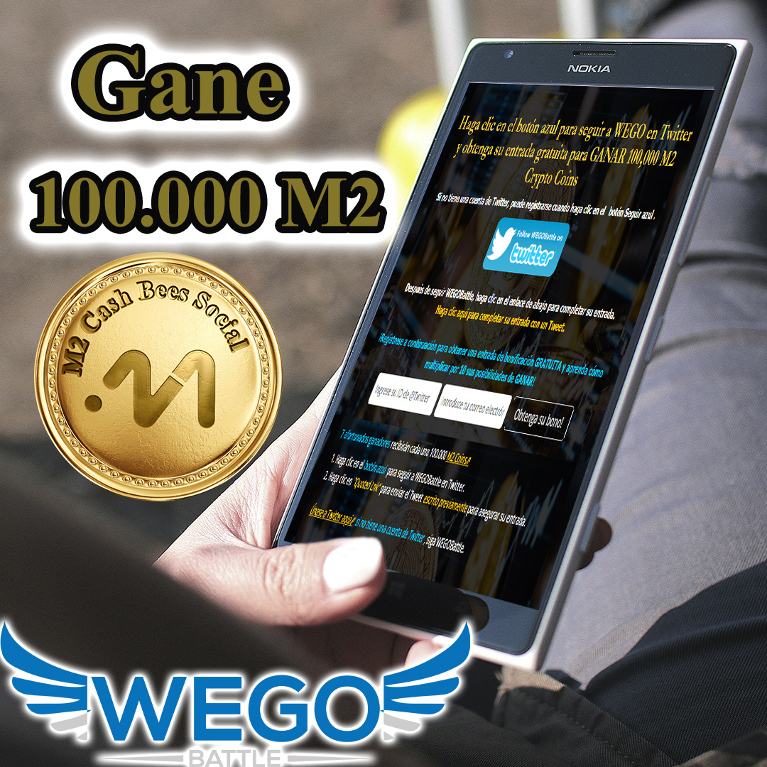 way2wealth_org's tweet photo. ¡Hoy es el primer sorteo de 100.000 monedas M2! 
¿Serás tú? 
¿Sigues a @wegobattle Hoy es el primero de 7 sorteos por 100.000 M2. Si no estás en el juego, compruébalo y entra para el próximo en https://t.co/55OPoF3YaU @Crypto_Swarm https://t.co/suKTVBDfXI