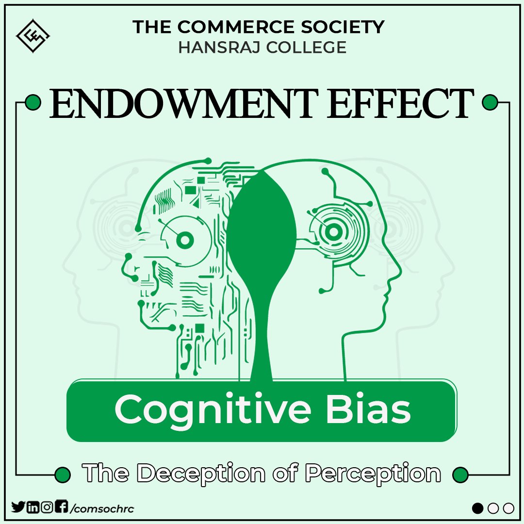 comsochrc's tweet photo. Decipher the mind-boggling marketing technique which has enabled brands to extract millions from consumers by plunging into the post.
#cognitive #bias #endowmenteffect #du #hansraj #online #covid #series #psychology https://t.co/GQW0W6jazW