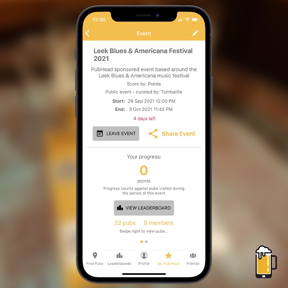 PubHeadApp's tweet photo. Leek Blues &amp; Americana festival kicks off today! We have a pub crawl on for you to use around Leek throughout the festival!

There’s a limited edition PubHead hoodie up for grabs! See below for more details…

#pubhead #pub #pubcrawl #leekblues #leek #competition #music #festival https://t.co/azbQwCKGeN