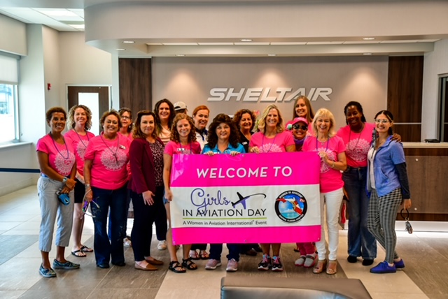 @WomenInAviation hosts a Girl’s In Aviation Day #GIAD21 yearly with each Chapter around the world.  To inspire and educate female students who seek an exciting career in aviation or to plant the seed for those who may not know yet. @WAI_CFL Thanks @SHELTAIR