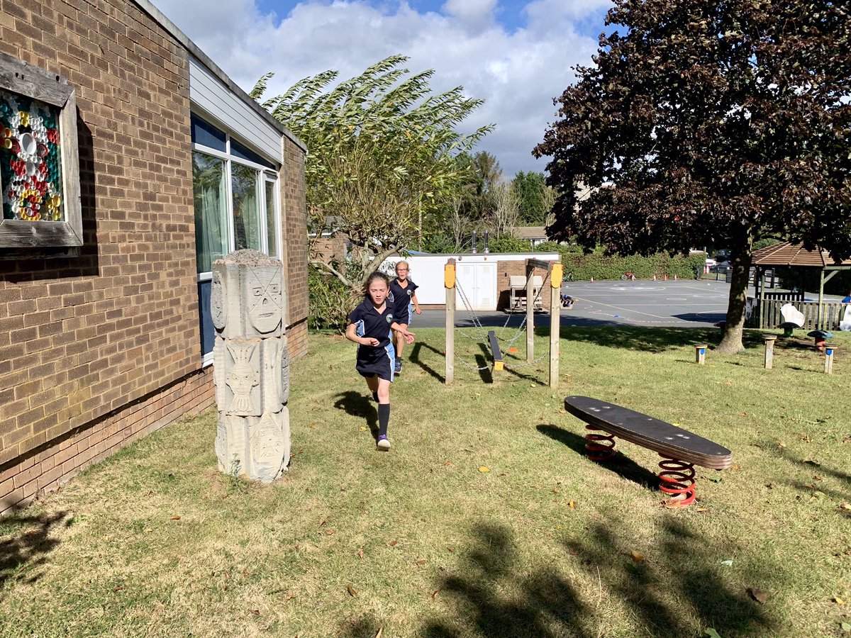 Building our stamina and enjoying the autumn sunshine ahead of the district cross country on Peachfield Common